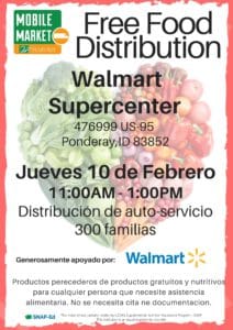 Ponderay Walmart Spanish 2 10 21