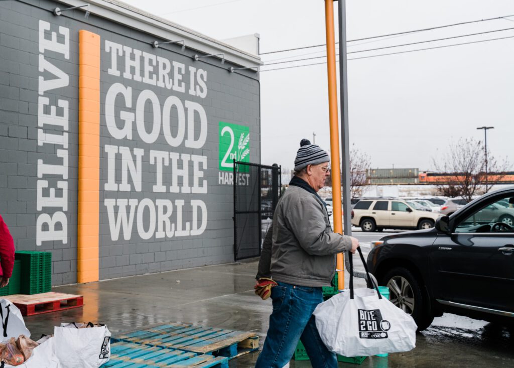 Bite2Go distribution at Second Harvest