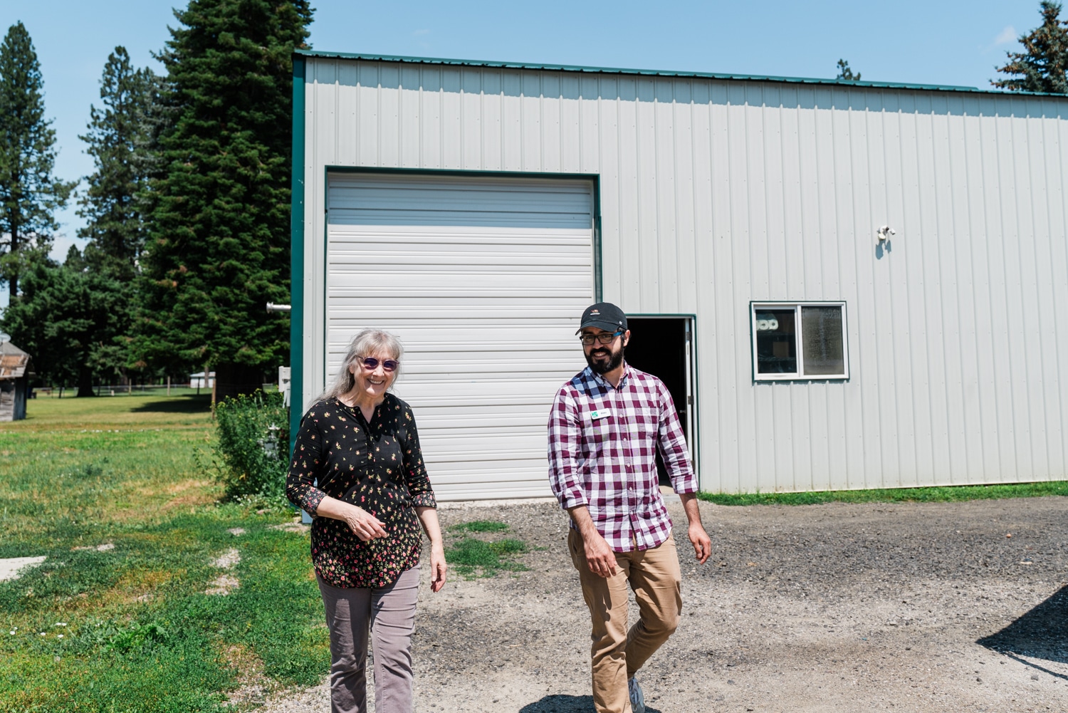 Elias visiting Greenhouse Food Bank