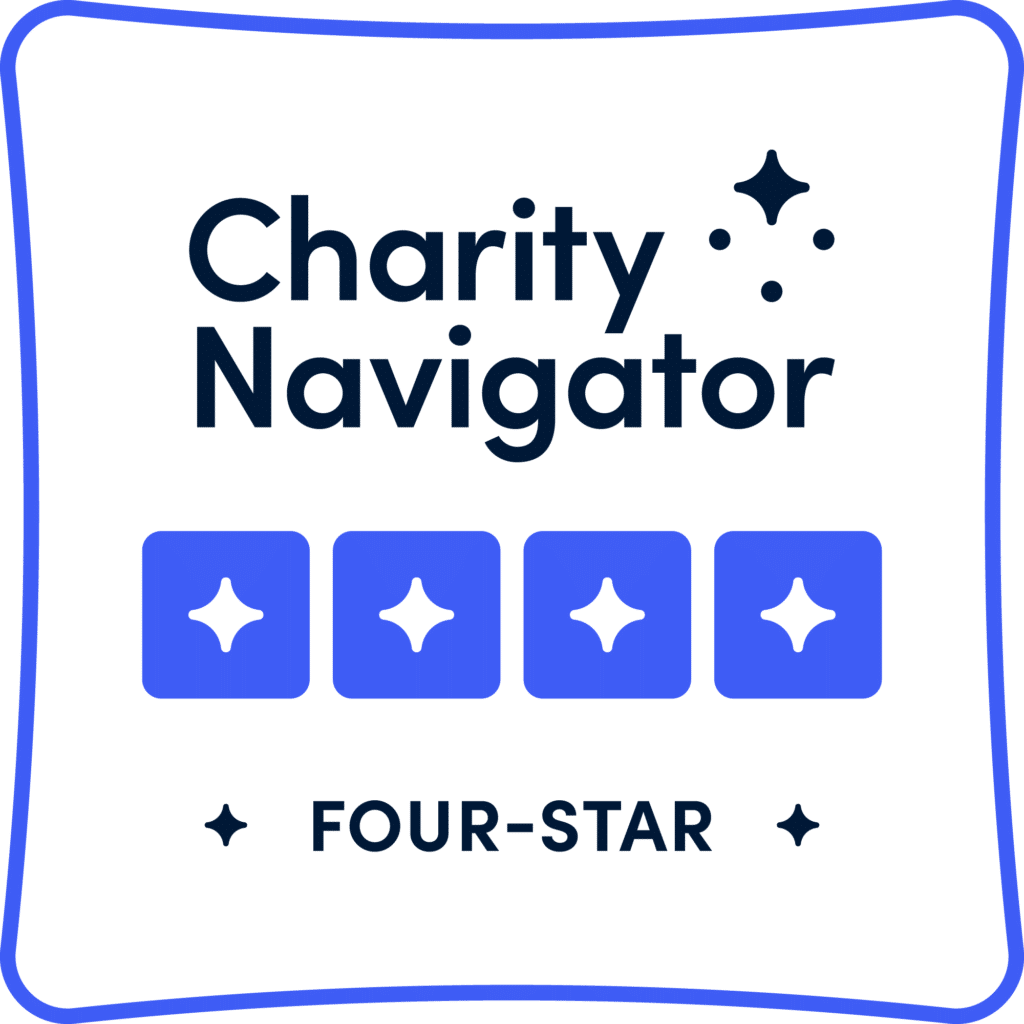 Charity Navigator Four-Star Rating Badge