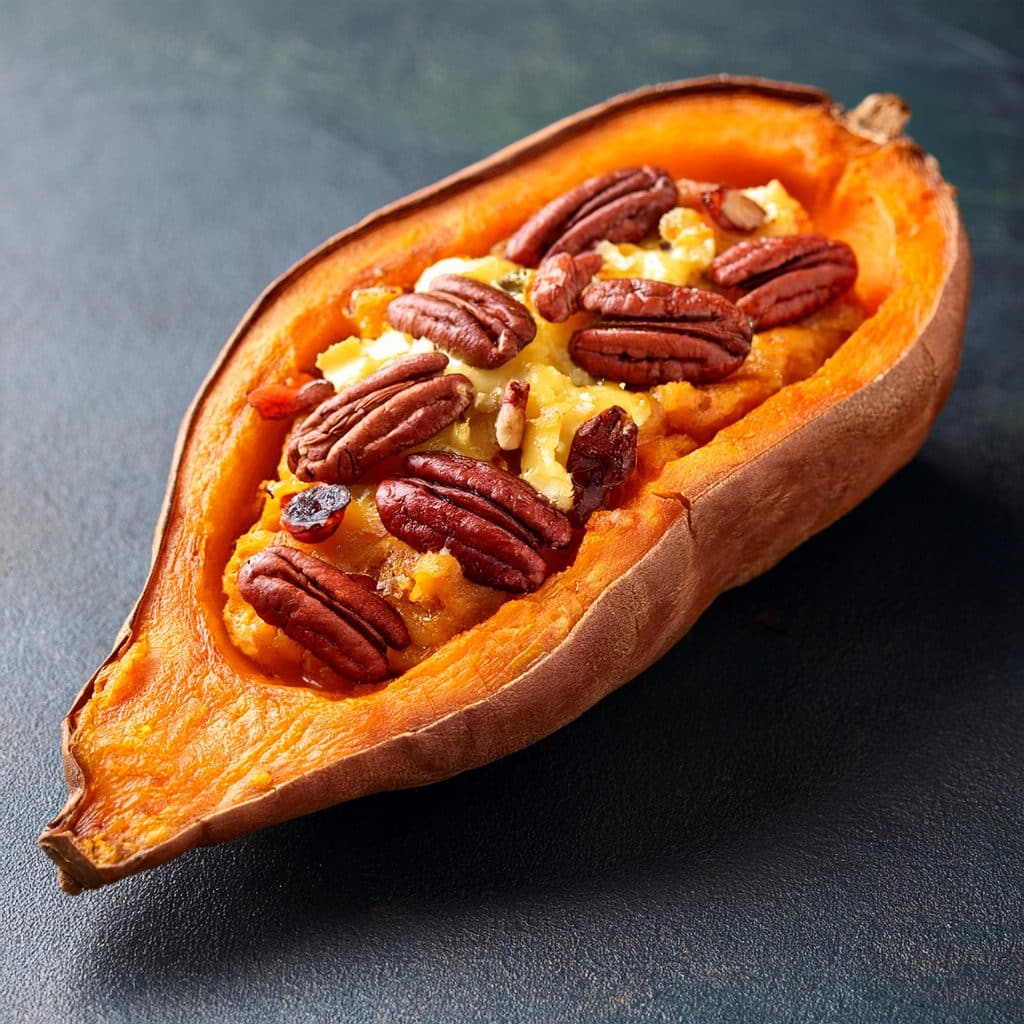 Roasted Sweet Potato Boats