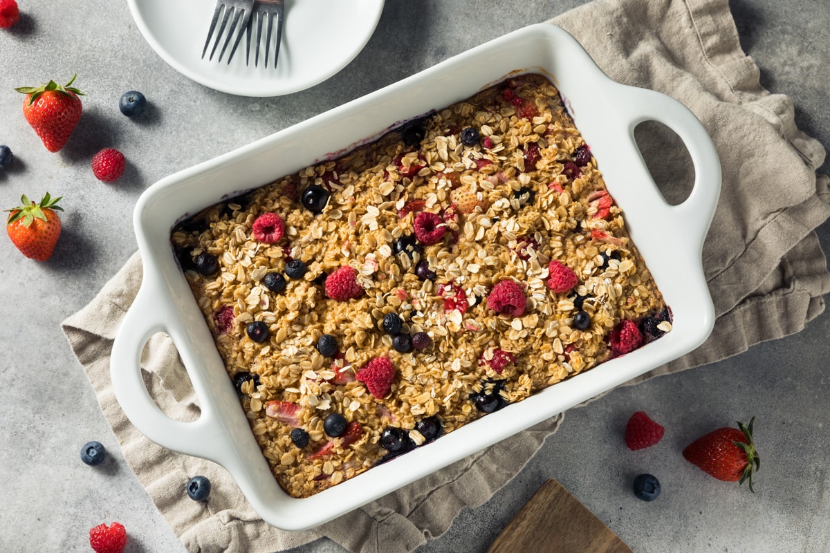 Berry & Banana Baked Oatmeal