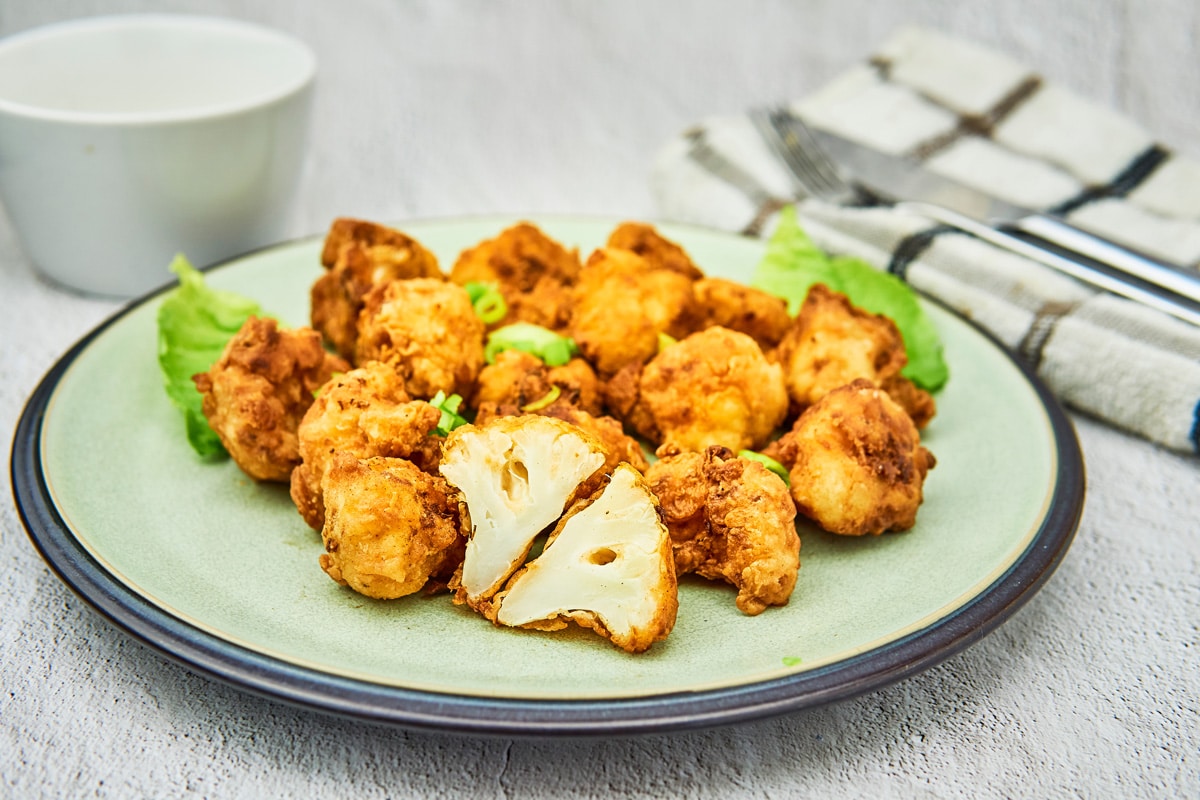 Baked Buffalo Cauliflower “Wings”