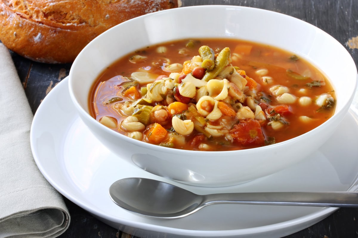 Clean Out the Fridge Minestrone Soup