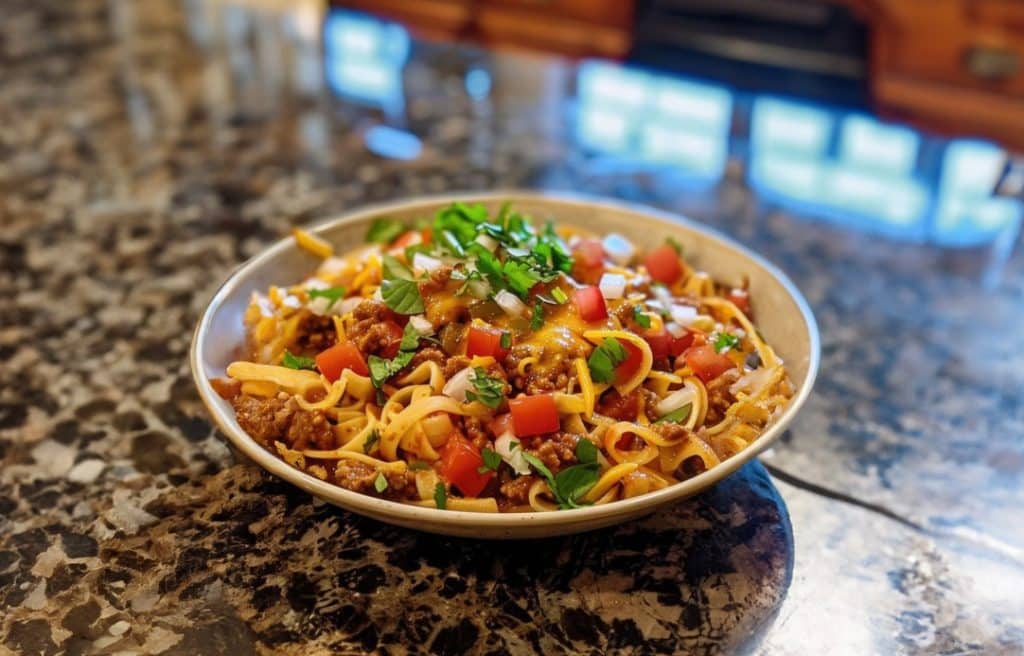 Tex-Mex Pasta Skillet