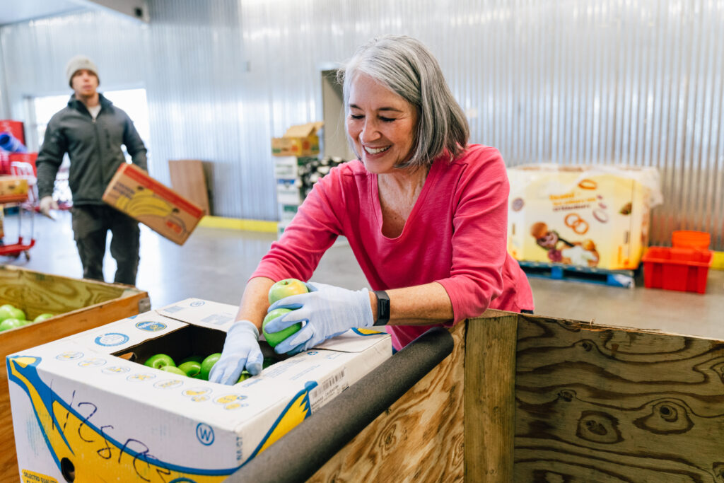 Debbie volunteering in Pasco