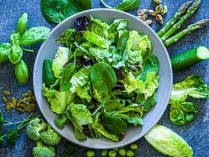 Leafy green salad - Getting your greens