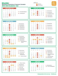 Spokane Elementary Program Calendar 25 26 pdf