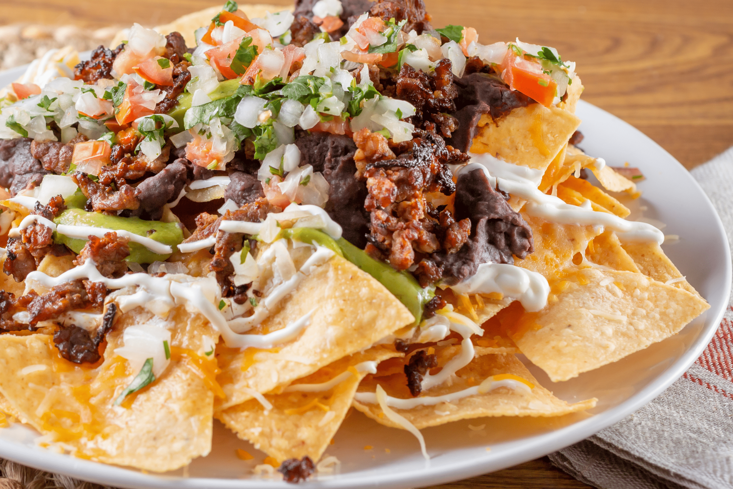 Plate of nachos