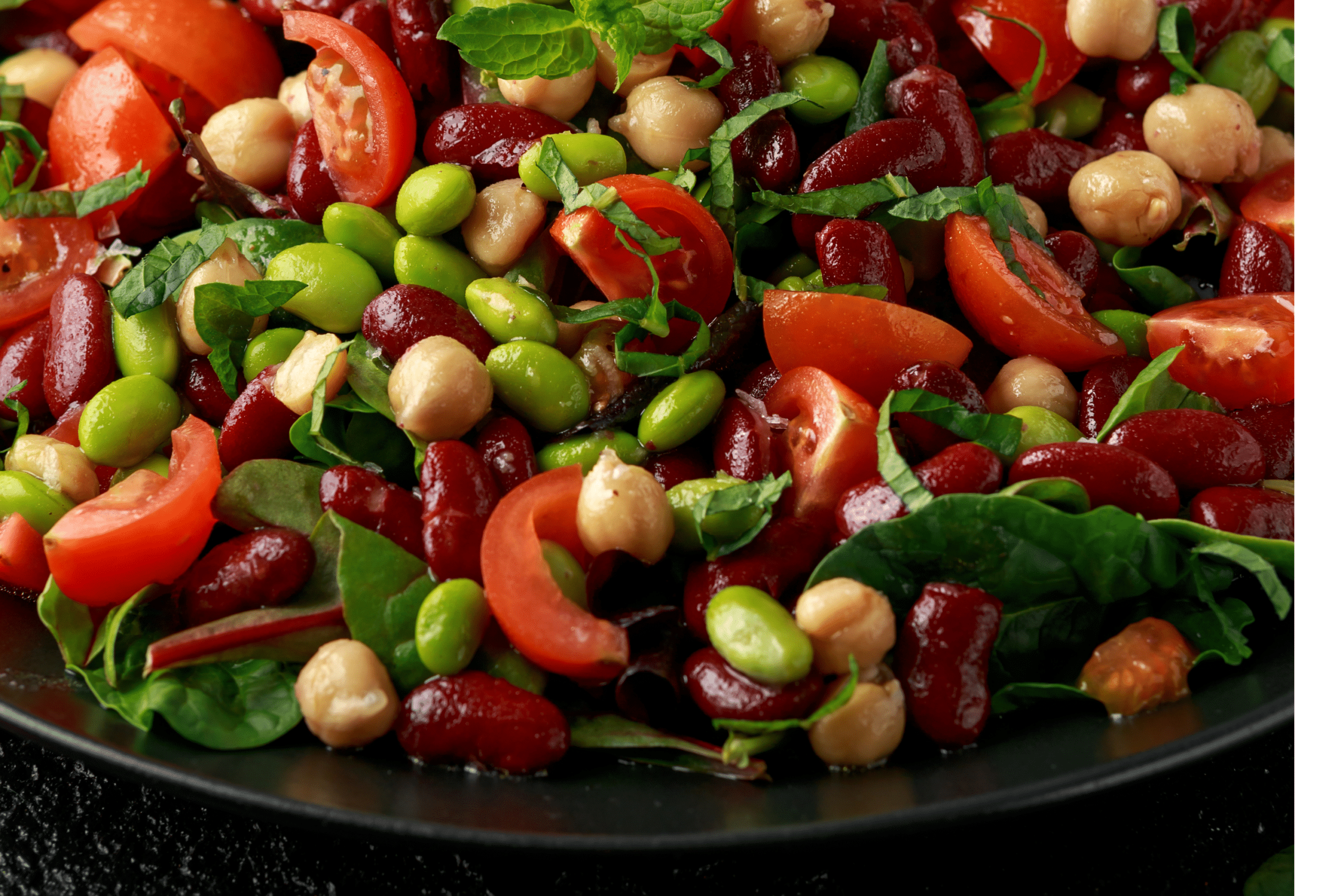 Mediterranean 3 bean salad scaled
